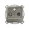 Gniazdo antenowe RTV-DATA Satyna light As - GPA-GD/m/45