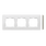 Ramka potrójna Biały, podstawa szary ciepły Simon 82 Detail ORIGINAL-mono - 8200630-029