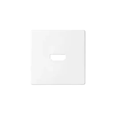 Biała pokrywa do gniazda HDMI z serii Simon 82, producent Kontakt-Simon.