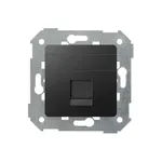 Pokrywa Simon 82 z jednym gniazdem RJ45, płaska, grafitowa, z żaluzją, model 82005-38.