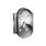 Pokrywa gniazda podwójnego z przesłonami do ramek DETAIL Aluminium Simon 82 - 82068PDZ-93