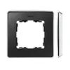 Ramka pojedyncza GRAFIT / podstawa Chrom Simon 82 Detail SELECT-metal - 8201610-241