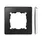 Ramka pojedyncza GRAFIT / podstawa Chrom Simon 82 Detail SELECT-metal - 8201610-241
