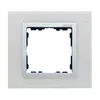 Ramka pojedyncza Inox mat / Aluminium Simon 82 Nature - 82917-34