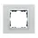 Ramka pojedyncza Inox mat / Aluminium Simon 82 Nature - 82917-34