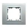 Ramka pojedyncza Aluminium / Aluminium Simon 82 Nature - 82917-33