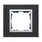 Ramka pojedyncza Inox czarny / Aluminium Simon 82 Nature - 82917-38
