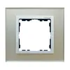 Ramka pojedyncza Srebro / Aluminium Simon 82 Nature - 82917-62
