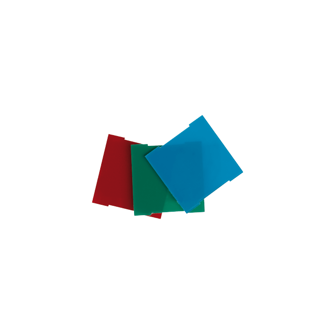 Zestaw filtrów (czerwony, niebieski, zielony) do pokrywy: 82036 Simon 82 - 82960-39