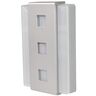 Gong dwutonowy Glasso 230V Srebrny Zamel Sundi - GNS-248-SRB