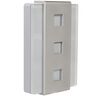 Gong dwutonowy Glasso 230V Srebrny Zamel Sundi - GNS-248-SRB