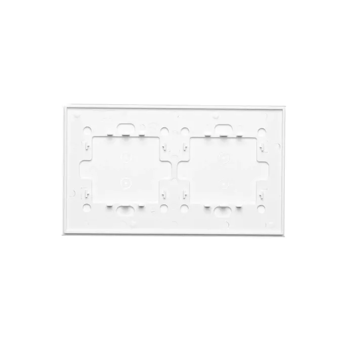 Panel dotykowy Simon 54 Touch DSTR233/70 w kolorze biała perła, dwumodułowy, z dwoma pionowymi polami dotykowymi.
