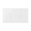 Panel dotykowy 2 moduły, 2 pola dotykowe pionowe + 2 pola dotykowe pionowe Biała perła Simon 54 Touch - DSTR233/70