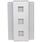 Gong dwutonowy Glasso 230V Srebrny Zamel Sundi - GNS-248-SRB