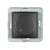 Ściemniacz przyciskowo-obrotowy do lamp LED Grafitowy Karlik MINI - 11MRO-2