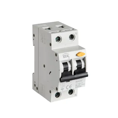 Wyłącznik różnicowoprądowy z członem nadprądowym 2P B 20A 0,03A typ AC KRO6-2/B20/30 IDEAL by Kanlux