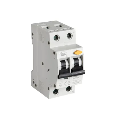 Wyłącznik różnicowoprądowy z członem nadprądowym 2P B 25A 0,03A typ AC KRO6-2/B25/30 IDEAL by Kanlux