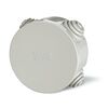 Puszka natynkowa SCABOX fi 80x40 IP-44 z dławnicami Scame - 680.002