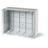 Puszka natynkowa SCABOX 100x100x80 wieczko przezroczyste IP-56 bezhalogenowa Scame - 686.424