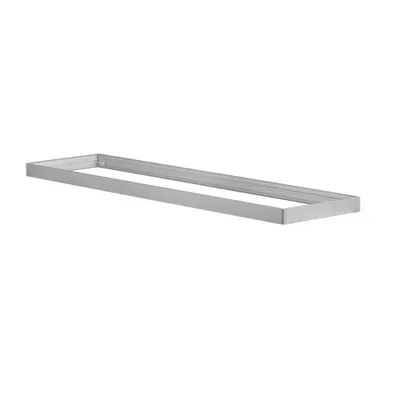 Srebrna rama montażowa natynkowa Kanlux ADTR 12030 SR IP-20 do montażu natynkowego lamp.