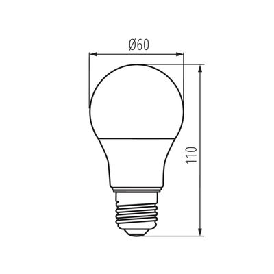 Żarówka LED IQ-LED E27 9W 810lm 2700K b.ciepła 230V Kanlux - 27273