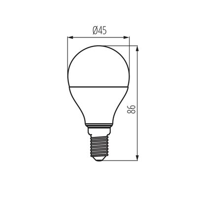 Żarówka LED IQ-LED kulka E14 7,5W 830lm 4000K b.neutralna 230V Kanlux - 27307