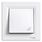 Przycisk zwierny "dzwonek" z ramką Biały Schneider Asfora - EPH0800121