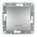 Przycisk zwierny z podświetleniem (szybkozłącza) Aluminium Schneider Asfora - EPH1600161