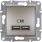 Ładowarka podwójna USB typu A+A 2.1A Brąz Schneider Asfora - EPH2700269
