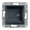 Gniazdo telefoniczne Antracyt Schneider Asfora - EPH4100171