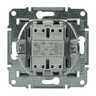 Przycisk żaluzjowy (zaciski śrubowe) Aluminium Schneider Asfora - EPH1300361