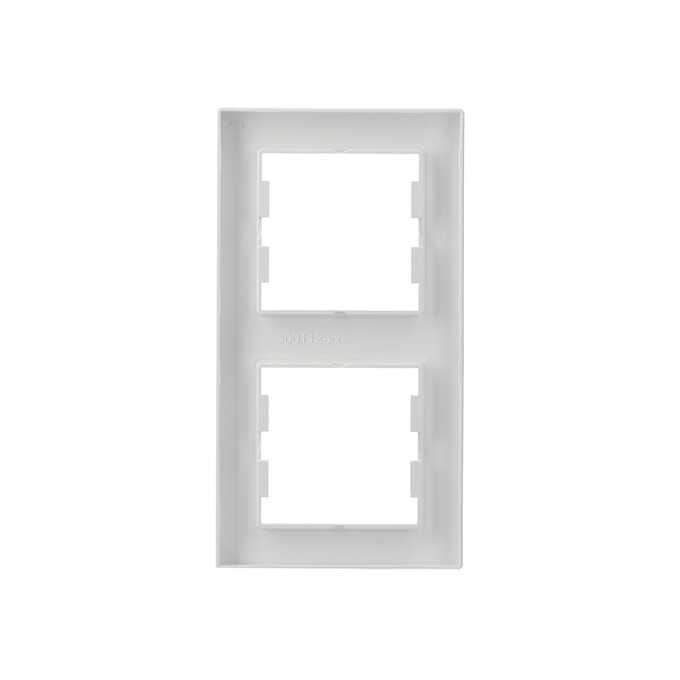 Ramka podwójna pionowa Biały Schneider Asfora - EPH5810221
