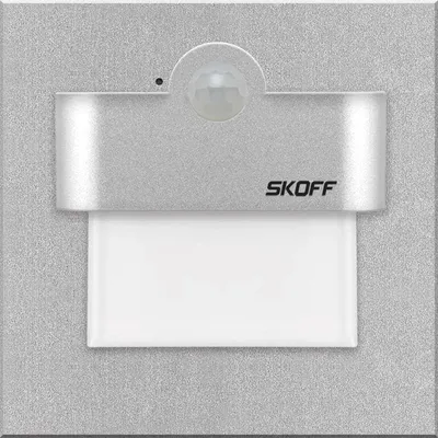 Aluminiowa oprawa LED Tango Skoff z czujnikiem ruchu, barwa ciepła, zasilanie 230V, model MM-TAN-G-H