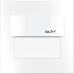 Oprawa Tango LED biała Skoff z ciepłym światłem, idealna do instalacji 230V.