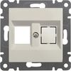 Płytka podwójna Keystone Jack Biały Hager Lumina - WL2320
