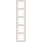 Ramka pięciokrotna pionowa Biały Hager Lumina Intense - WL5650