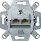 Gniazdo komputerowe UAE podwójne RJ45, kat.6, ekranowane (mechanizm) Hager one.platform - WDF410866 (Berker - 455501)