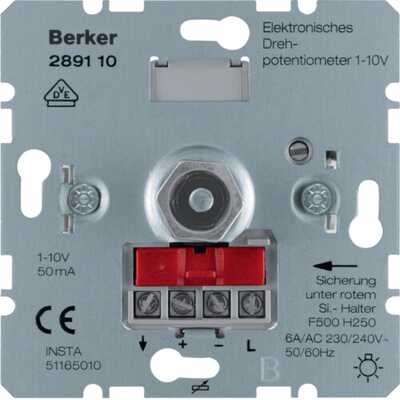 Elektroniczny potencjometr obrotowy 1-10V (mechanizm) Berker one.platform - 289110