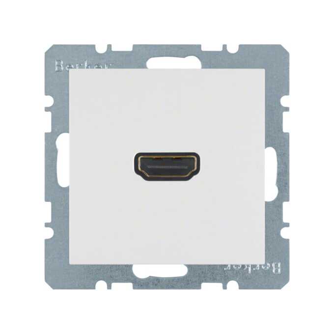 Gniazdo HDMI Biały mat Berker B.3/B.7 - 3315421909