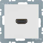Gniazdo HDMI Biały połysk Berker B.Kwadrat - 3315428989