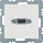 Gniazdo VGA zaciski śrubowe Biały mat Berker B.3/B.7 - 3315411909