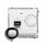 Regulator temperatury z czujnikiem zewnętrznym Biały Simon Basic - BMRT10ZS.02/11