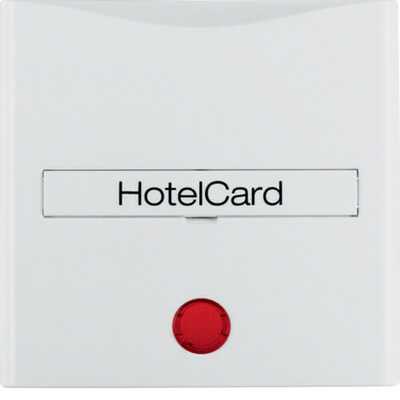 Pokrywa łącznika hotelowego na kartę Biały połysk Berker B.Kwadrat - 16408989