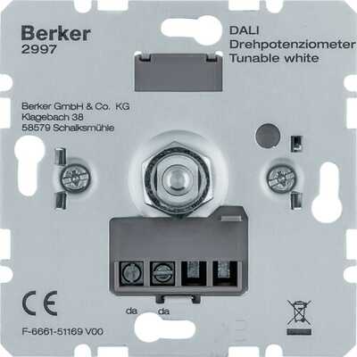 Potencjometr obrotowy DALI, Tunable White (mechanizm) Berker one.platform - 2997