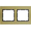 Ramka podwójna Złote Aluminium/Antracyt mat Berker B.3 - 10123016