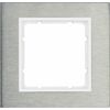 Ramka pojedyncza Stal szlachetna/Biały mat Berker B.7 - 10113609