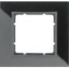 Ramka pojedyncza Szkło czarne/Antracyt mat Berker B.7 - 10116616