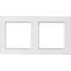 Ramka podwójna Biały aksamit Berker Q.3 - 10126099