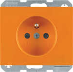 Gniazdo z uziemieniem i diodą LED Pomarańczowy Berker K.1 - 6765097014