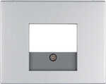 Płytka czołowa do gniazda głośnikowego i gniazda ładowania USB Aluminium Berker K.5 - 10357003